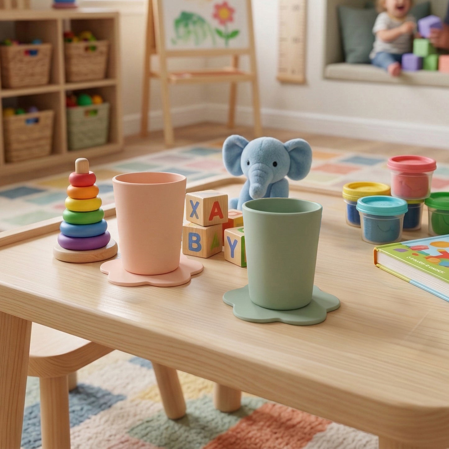 STEDDI drinkbeker - stabiele open beker voor peuters (2 stuks) – Little Wannahaves
