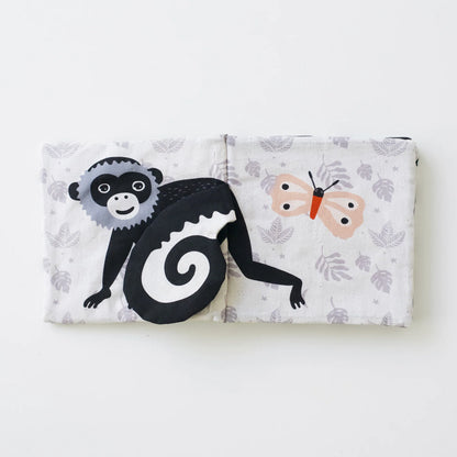 Wee Gallery Peek - a - Boo Jungle – zwart - wit knisperboekje – Little Wannahaves