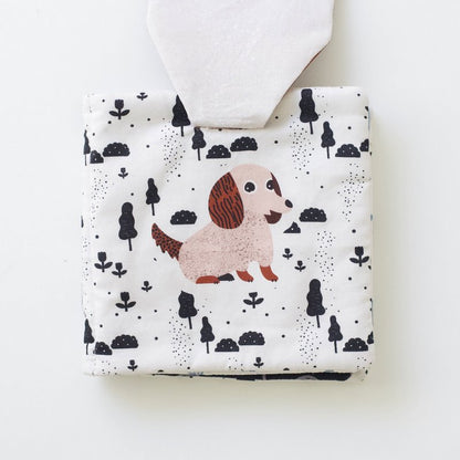 Wee Gallery Peek - a - Boo Pets – zwart - wit knisperboekje – Little Wannahaves
