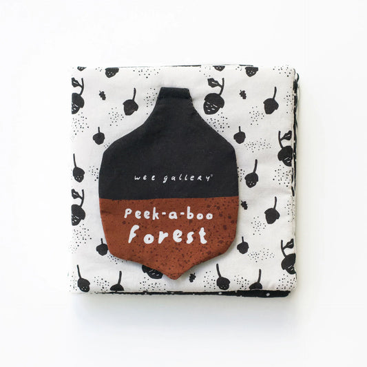 Wee Gallery Peek - a - Boo Forest – zwart - wit knisperboekje – Little Wannahaves