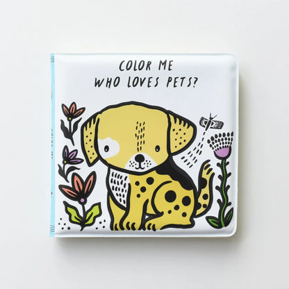 Wee Gallery Color Me: Who Loves Pets - kleurveranderend badboekje – Little Wannahaves